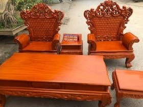 Ghế đơn thiết kế phong cách Hoàng Gia