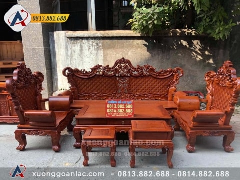 Bộ hoàng gia 6 món gỗ hương đá