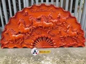 Quạt bát mã gỗ Hương Đỏ