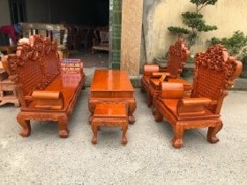 Bàn ghế Hoàng Gia 6 món