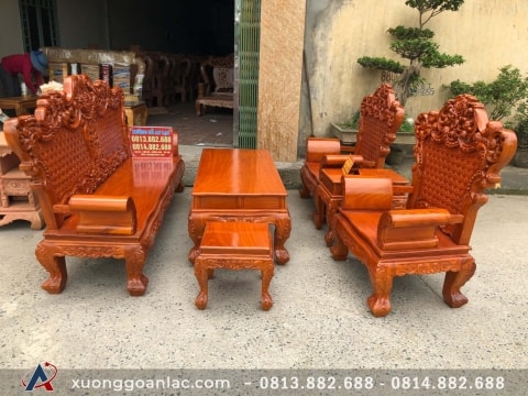 Bàn ghế Hoàng Gia 6 món