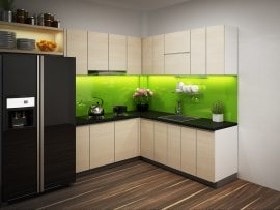 Báo giá tủ bếp gỗ MDF lõi xanh chống ẩm 9 Tủ bếp gỗ min xanh nhà cô Trang ở Bắc Ninh