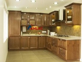 Báo giá tủ bếp gỗ sồi Mỹ 19 Tủ bếp gỗ sồi anh Trung ở Bắc Kan
