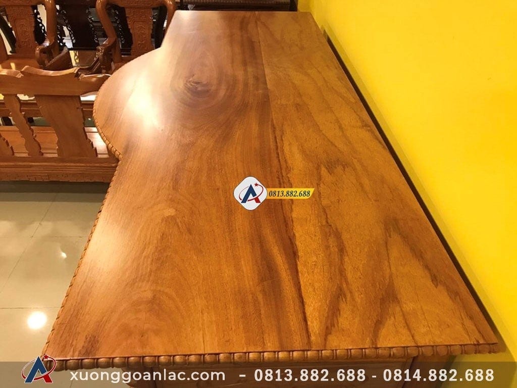 Tủ thờ trơn gỗ gõ đỏ 16 Mặt bàn thờ