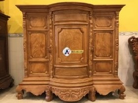 Tủ thờ trơn gỗ gõ đỏ 8 tủ thờ trơn gỗ gõ đỏ