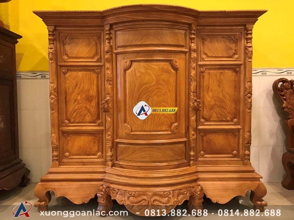 Tủ thờ trơn gỗ gõ đỏ 14 tủ thờ trơn gỗ gõ đỏ