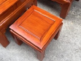 Đôn ngồi Bộ 6 món hoàn thiện sơn pu cao cấp