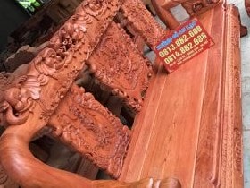 Ván đoản dày bộ minh quốc voi gỗ hương đá