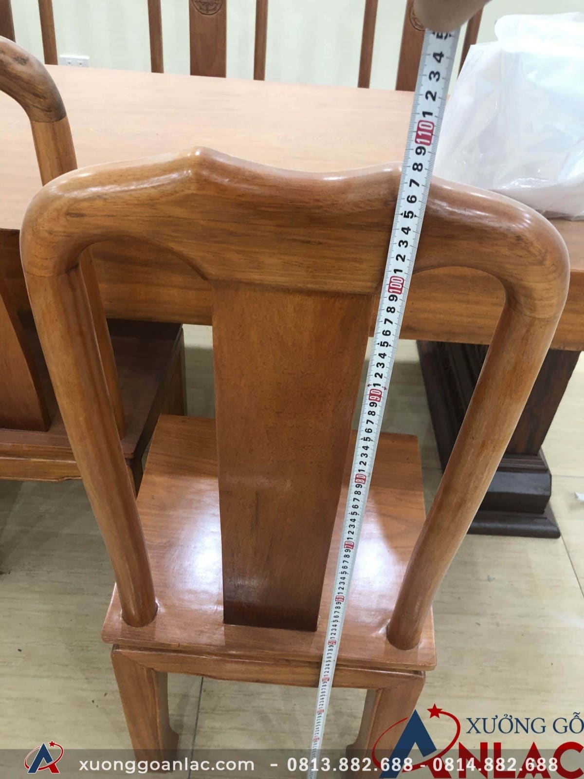 Ghế ăn chữ thọ gỗ Gõ Đỏ Pachy 8 ghế ăn chữ thọ gỗ gõ đỏ