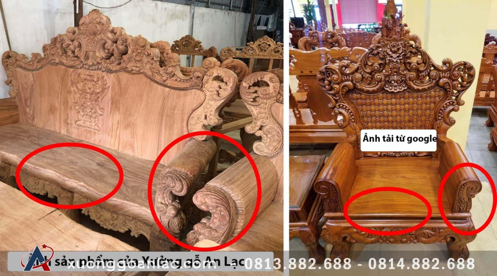 Bàn ghế hoàng gia tân cổ điển là gì, có những loại nào? 2 So sánh bộ bàn ghế Hoàng gia tân cổ điển nguyên khối với đóng hộp