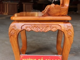 Ghế ăn hoa lá tây tựa cong có tay 21 IMG 6171 scaled