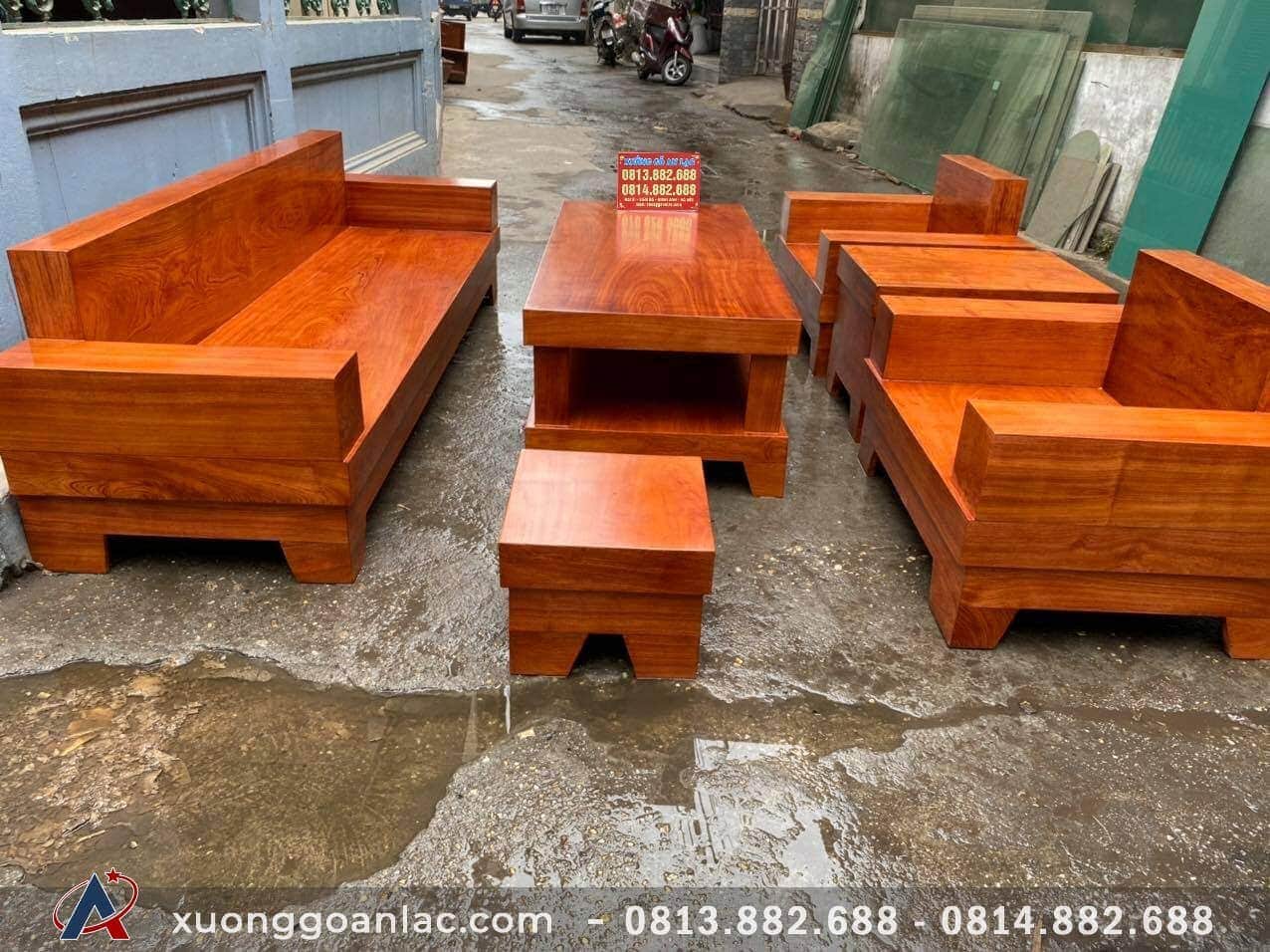 Kinh nghiệm lựa chọn bàn ghế phòng khách phù hợp với nhu cầu 6 Sofa Hiện Đại Gỗ Hương Đá