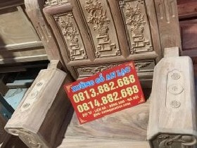 Ghế đơn tay hộp chương cuốn thư Bộ bàn ghế Âu Á gỗ hương đá