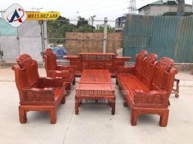 Bộ âu á chương voi tay voi đặc gỗ hương đá trả