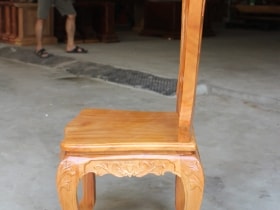 Ghế ăn hoa lá tây gỗ gõ đỏ hàng thường 25 ghế ăn hoa lá tây gỗ gõ đỏ cao cấp