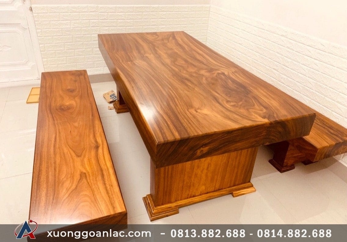 Tại sao sofa gỗ, bàn ghế gỗ nguyên khối ngày càng được ưa chuộng? 19 Bàn ghế k3 mẫu bàn ghế đa năng