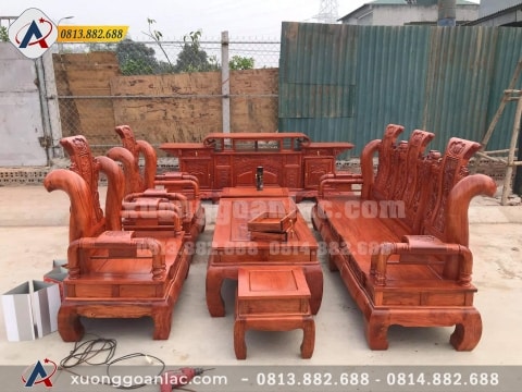 Bộ bàn ghế tần thủy hoàng 6 món cao cấp