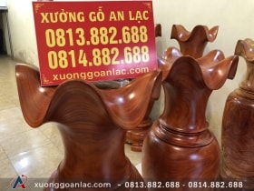 Lục bình 1m4x38cm gỗ Hương đỏ đẹp không tì vết 29 luc binh 1m4x38cm go huong do dep 10 scaled