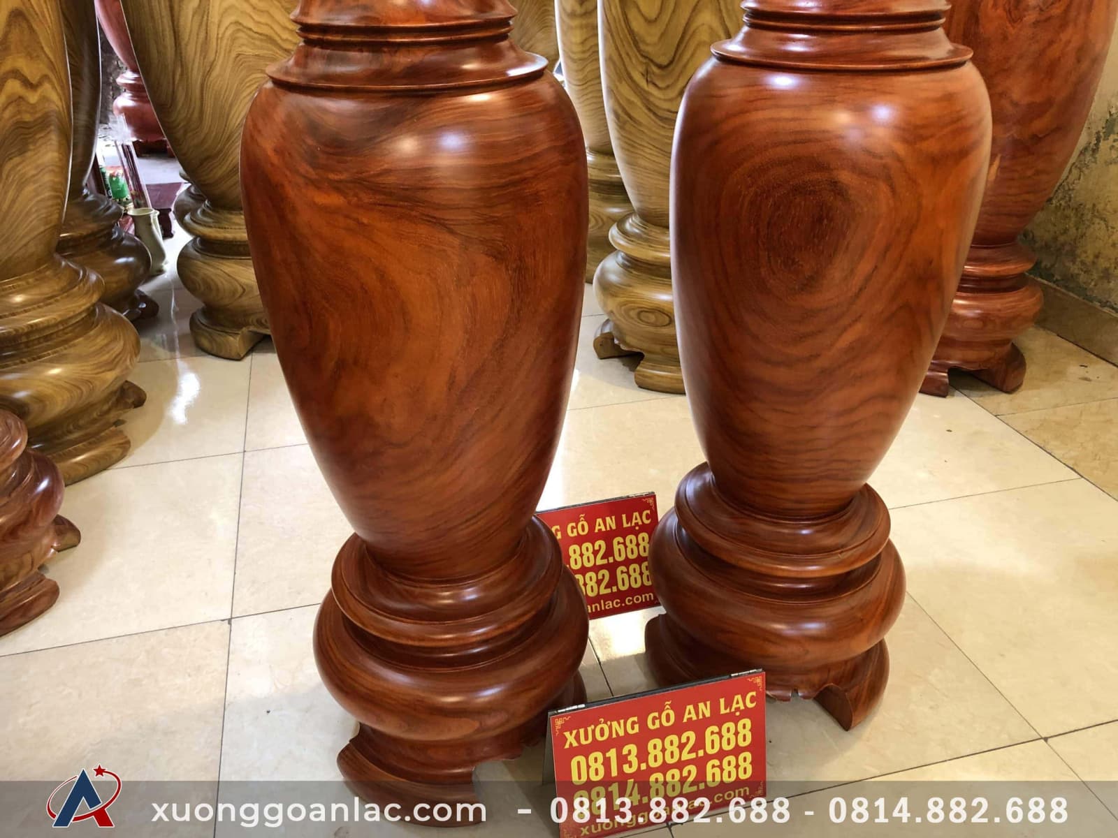 Lục bình 1m4x38cm gỗ Hương đỏ đẹp không tì vết 13 Lục bình 1m4x38cm gỗ Hương đỏ đẹp không tì vết - Ảnh 13