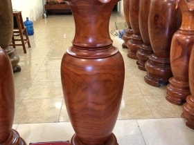 Lục bình 1m4x38cm gỗ Hương đỏ đẹp không tì vết 22 luc binh 1m4x38cm go huong do dep 3 scaled