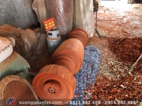 Lục bình 1m8 gỗ Hương đỏ đường kính 56cm (anh Tráng, Hải Phòng) 8 luc binh 1m8 go huong do 2 scaled