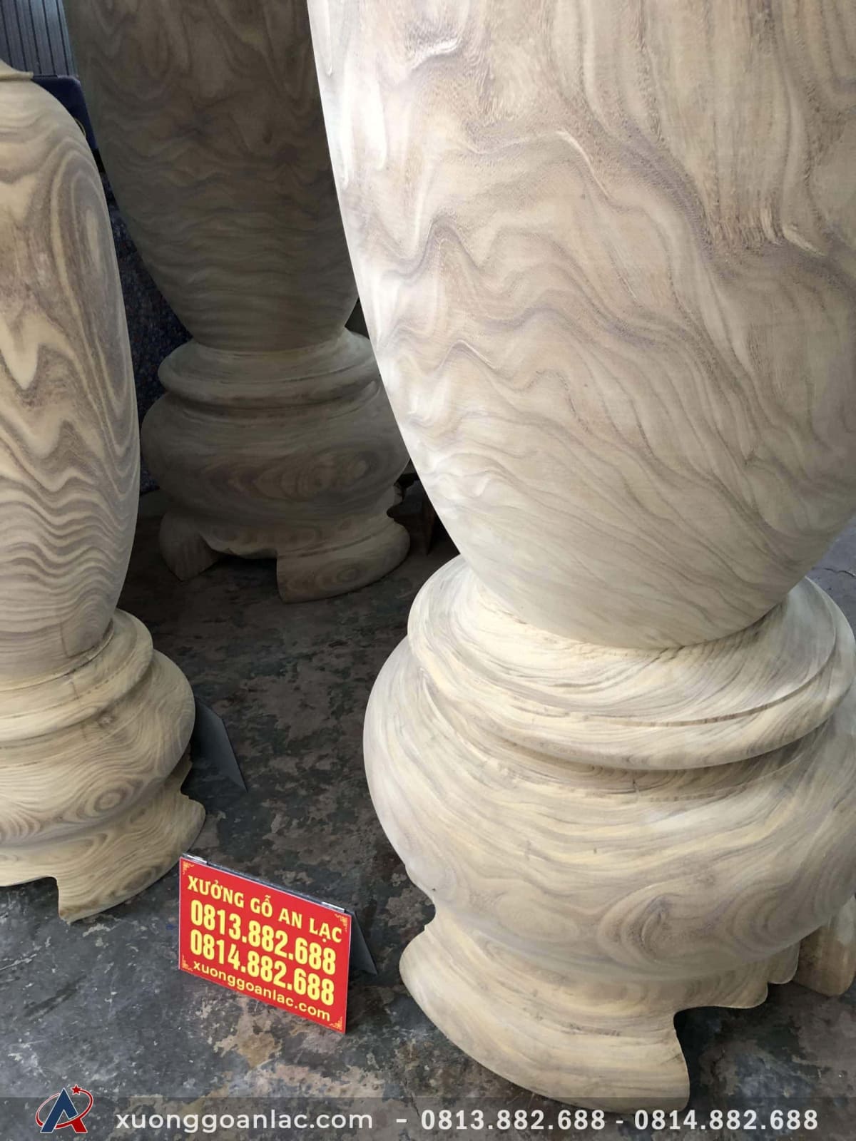 Lục bình siêu khủng cao 2m6 đường kính 90cm gỗ cẩm vàng (Anh Sang, Hải Phòng) 8 Lục bình siêu khủng cao 2m6 đường kính 90cm gỗ cẩm vàng (Anh Sang, Hải Phòng) - Ảnh 8