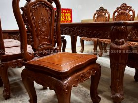ghế ăn hồng hạt hàng vip gỗ Gõ đỏ