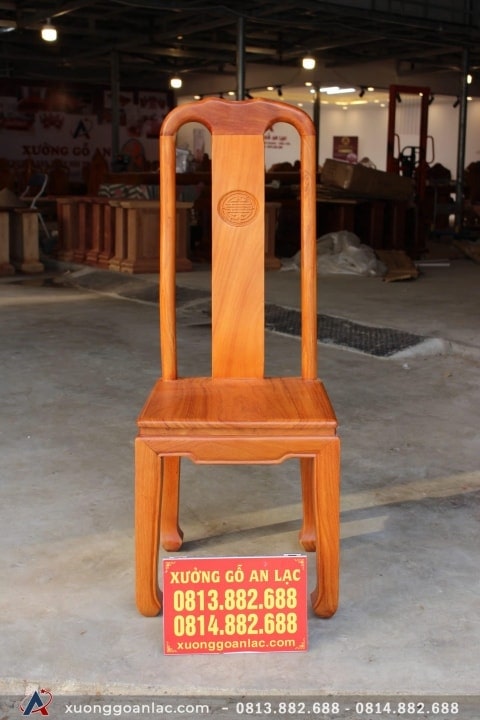 Ghế ăn chữ thọ gỗ Gõ Đỏ Pachy 29 ghế ăn chữ thọ gỗ gõ đỏ