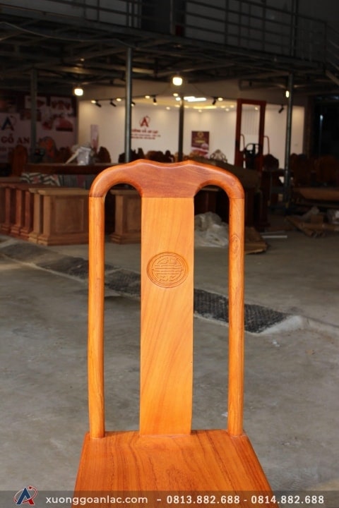 Ghế ăn chữ thọ gỗ Gõ Đỏ Pachy 28 ghế ăn chữ thọ gỗ gõ đỏ