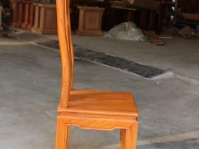 Ghế ăn chữ thọ gỗ Gõ Đỏ Pachy 14 ghế ăn chữ thọ gỗ gõ đỏ