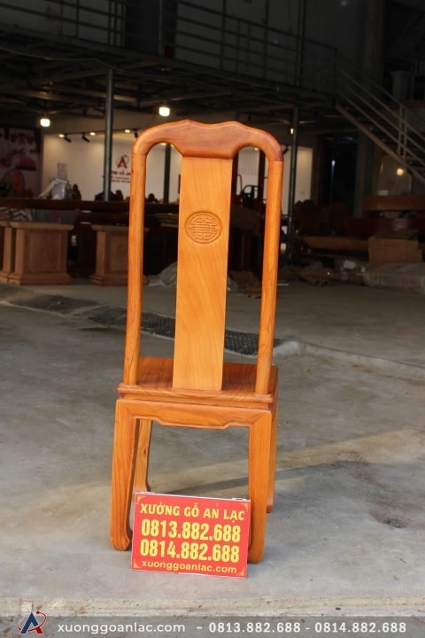 Ghế ăn chữ thọ gỗ Gõ Đỏ Pachy 36 ghế triện chữ thọ gỗ gõ đỏ