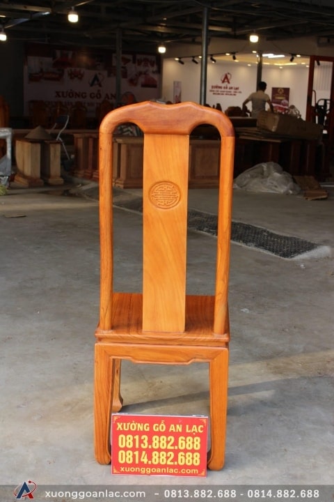 Ghế ăn chữ thọ gỗ Gõ Đỏ Pachy 35 ghế ăn chữ thọ gỗ gõ đỏ