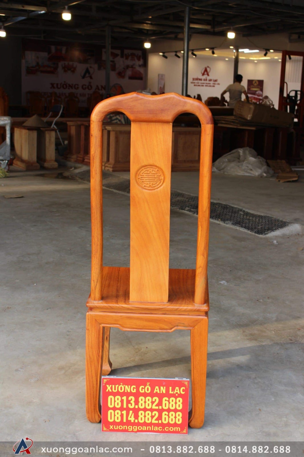 Ghế ăn chữ thọ gỗ Gõ Đỏ Pachy 5 ghế ăn chữ thọ gỗ gõ đỏ