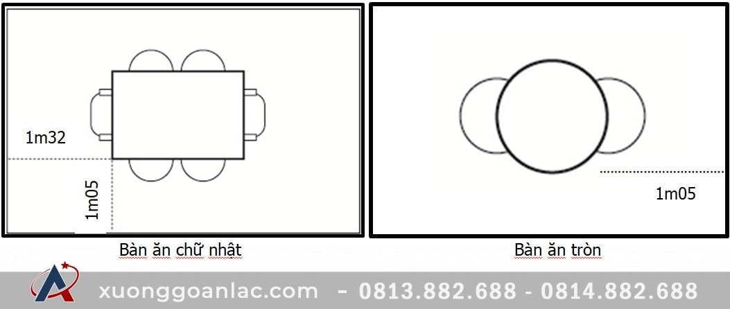 Kinh nghiệm lựa chọn bàn ghế ăn phù hợp với nhu cầu 1 ban an