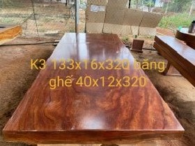 Bộ bàn ghế K3 gỗ cẩm hồng nguyên khối 320x133x16cm (Anh Hòa, Đồng Nai) 5 Bộ bàn ghế K3 gỗ cẩm hồng nguyên khối 320x133x16cm (Anh Hòa, Đồng Nai)