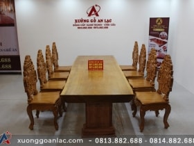 bàn phe ghế hoàng gia vip tựa cong