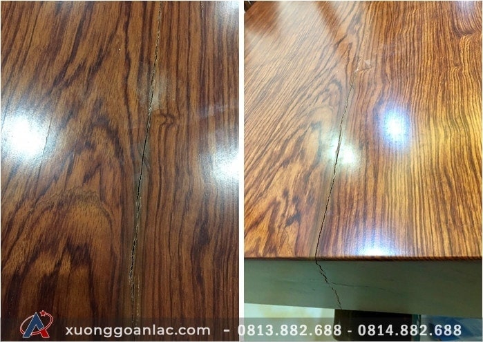 Gỗ tự nhiên với những lỗi thường gặp trong quá trình sử dụng 1 go bi nut ne cong venh