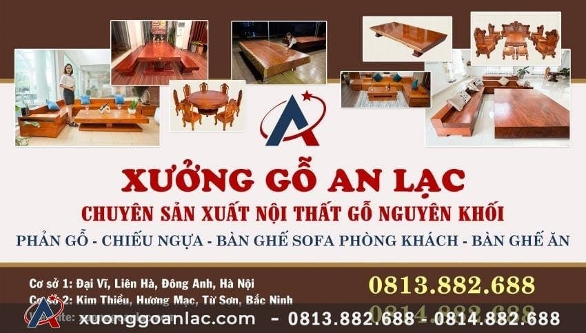Giá bộ chiếu ngựa gỗ Gõ đỏ nguyên khối là bao nhiêu 5 xưởng gỗ An Lạc