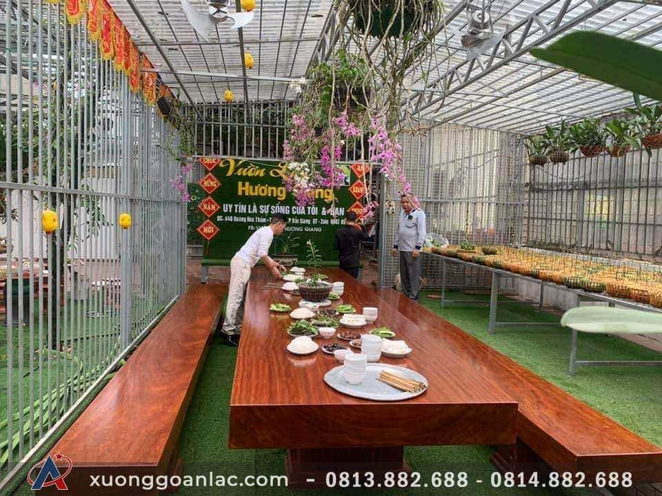 Bộ K3 Cẩm Hồng siêu vip 470x140x18cm (Vườn lan Hương Giang - Bắc Giang) 10 Bộ K3 Cẩm Hồng siêu vip
