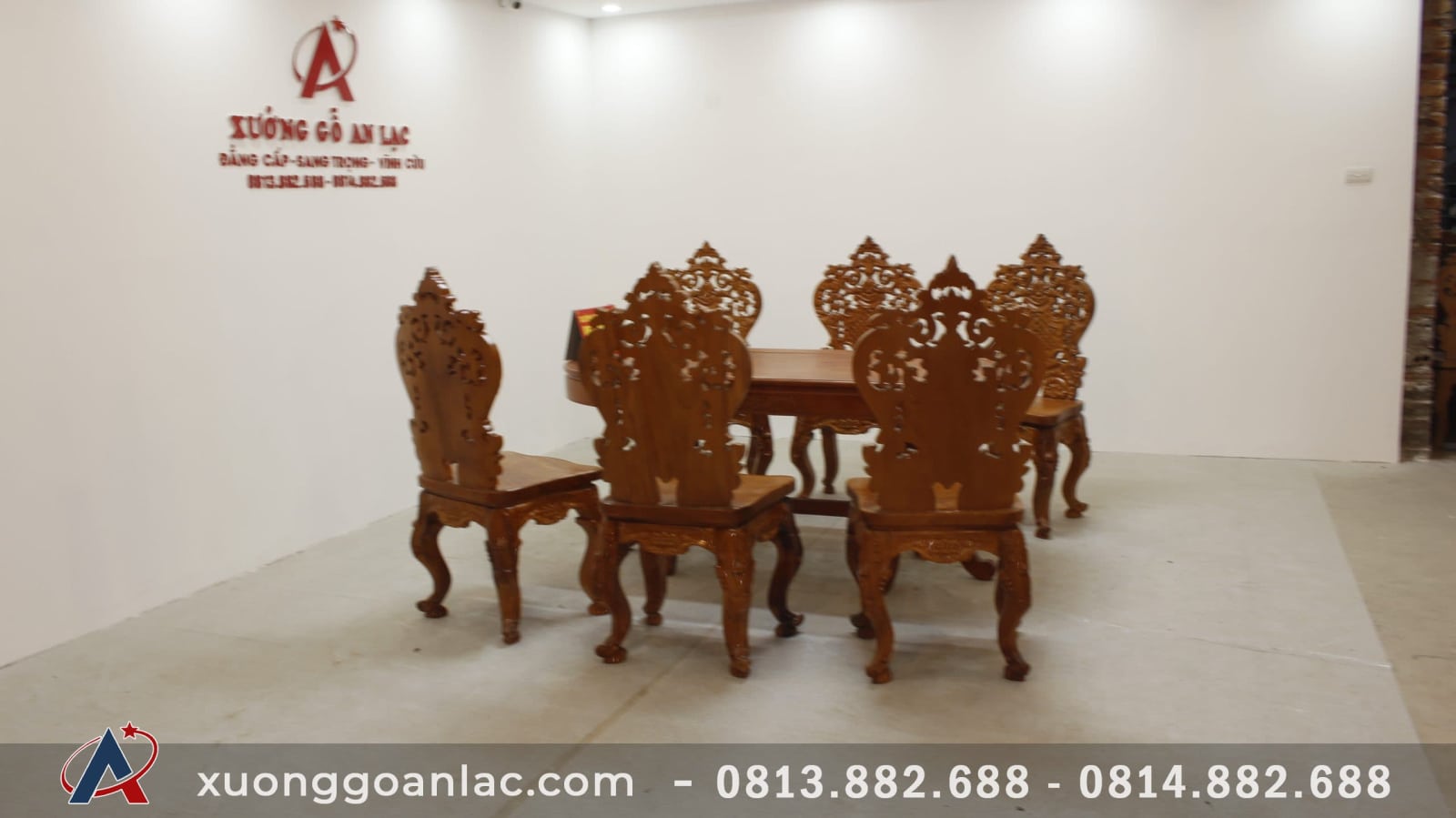 Bộ bàn ăn khuôn tranh bầu dục 6 ghế louis tựa cong gỗ hương đá cao cấp (Anh Tuấn, Hưng Yên) 7 Bộ bàn ăn khuôn tranh bầu dục 6 ghế louis tựa cong gỗ hương đá cao cấp (Anh Tuấn, Hưng Yên) - Ảnh 7