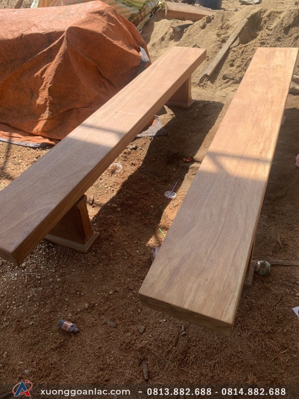 Bộ k3 nguyên khối gỗ cẩm hồng 330x80x15 và băng 330x40x12cm (Anh Tuyến - Hà Nội) 3 Bộ k3 gỗ cẩm hồng nguyên khối 330x80x15 và băng 330x40x12cm giá 56tr (3)