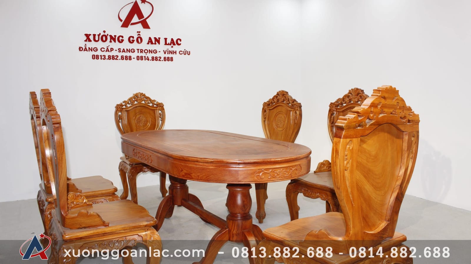 Bộ bàn ăn 6 ghế louis gỗ hương đá cao cấp 3 tr bộ bàn ăn hương đá cao cấp