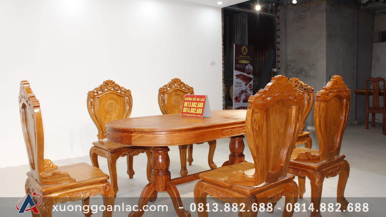 Bộ bàn ăn 6 ghế louis gỗ hương đá cao cấp 5 bộ bàn ăn hương đá cao cấp