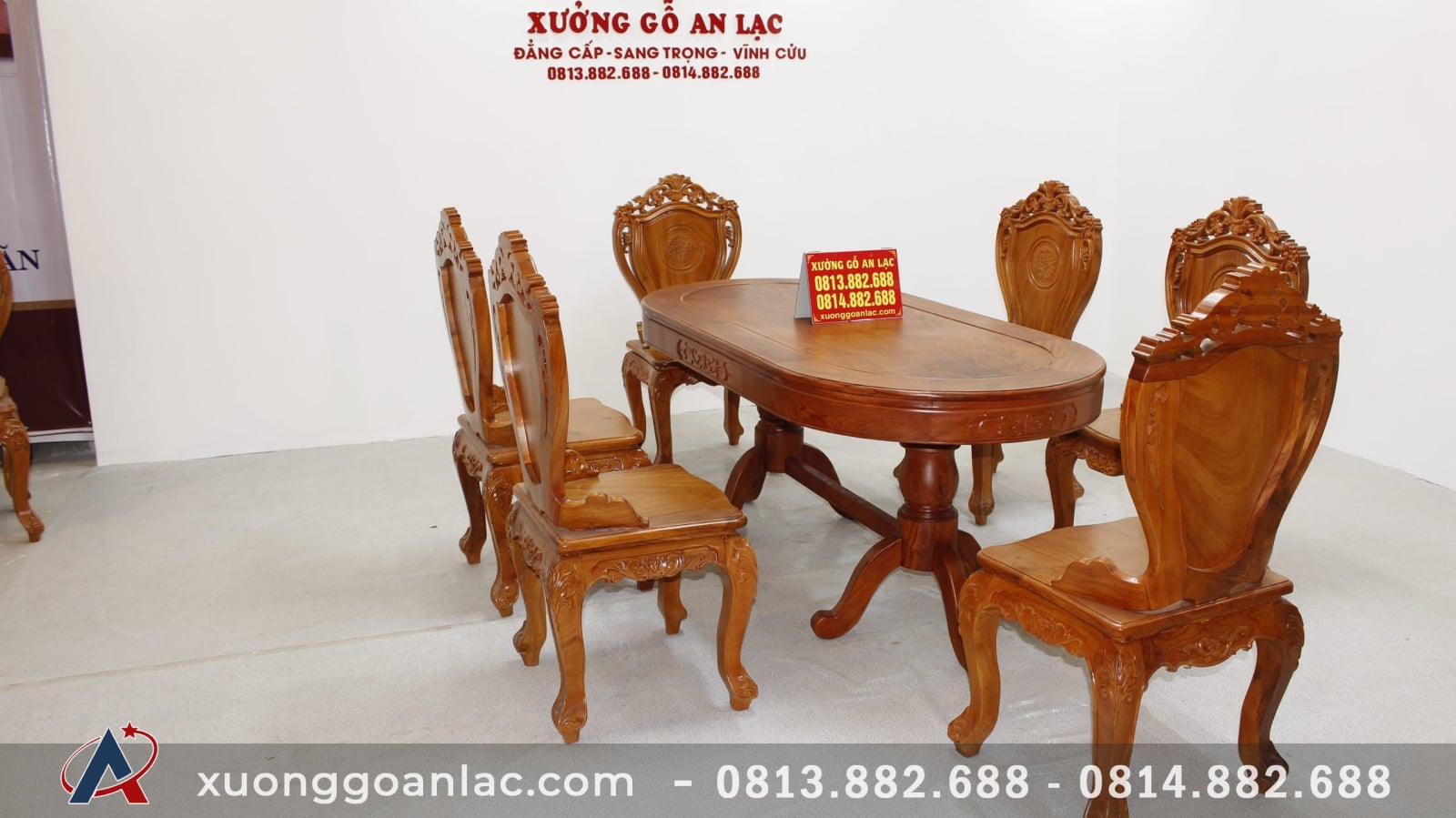 Bộ bàn ăn 6 ghế louis gỗ hương đá cao cấp 6 bộ bàn ăn hương đá cao cấp