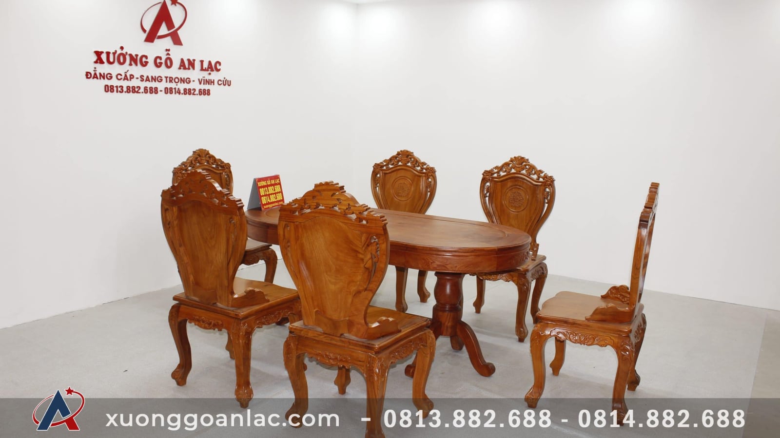 Bộ bàn ăn 6 ghế louis gỗ hương đá cao cấp 10 bộ bàn ăn hương đá cao cấp