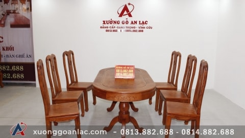 bộ bàn ăn hương đá 21tr