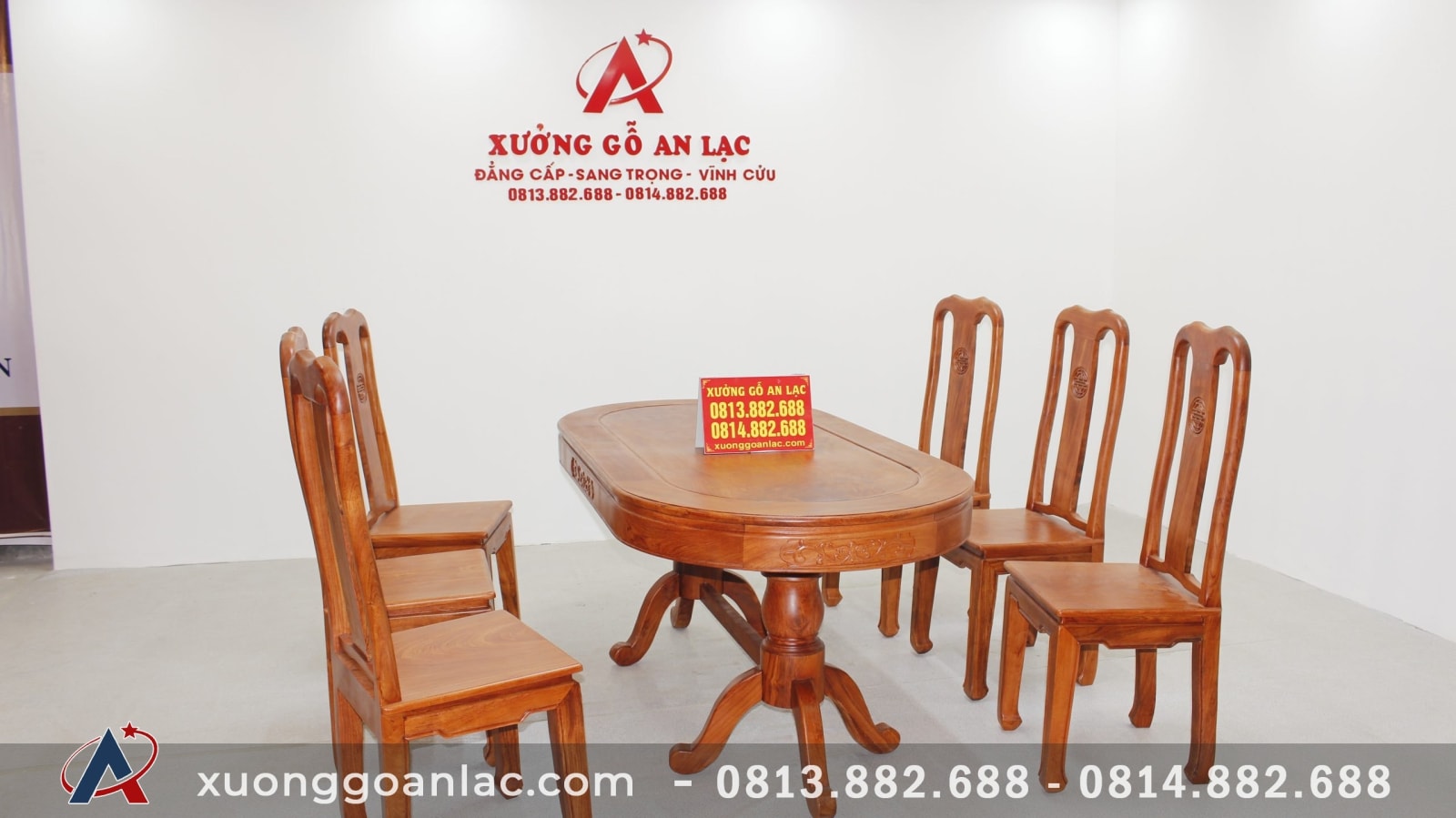 Bộ bàn ăn bầu dục 6 ghế chữ thọ gỗ hương đá cực vip 20 bộ bàn ăn hương đá cao cấp