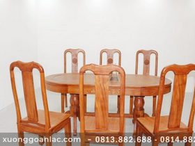 Bộ bàn ăn bầu dục 6 ghế chữ thọ gỗ hương đá cực vip 17 MG 7656 scaled