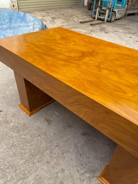 Bàn ăn đóng hộp giả nguyên khối là gì? 11 Bàn ăn hộp 197x85x20cm