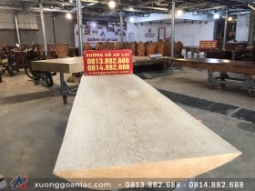 mặt bàn nguyên khối gỗ gõ